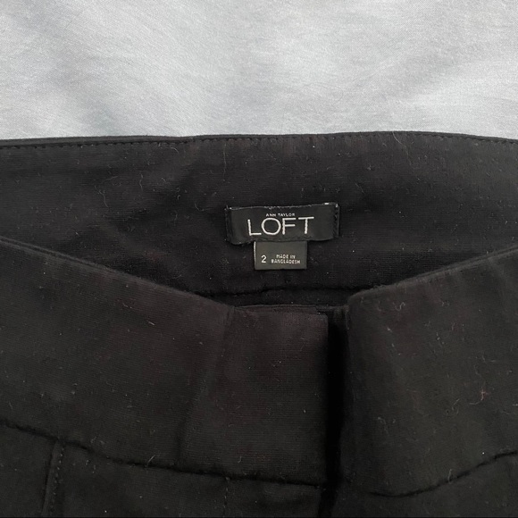 Black LOFT Business Casual Slacks/Pants - Picture 3 of 5